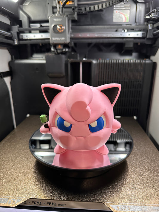 JigglyPuff Window Figure – Cute Pokémon Display