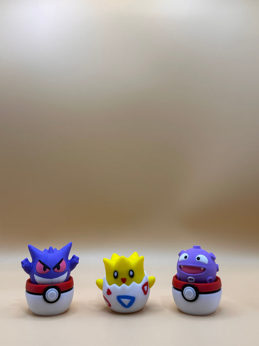 Pokemon Fidget Clickers (3D Printed)