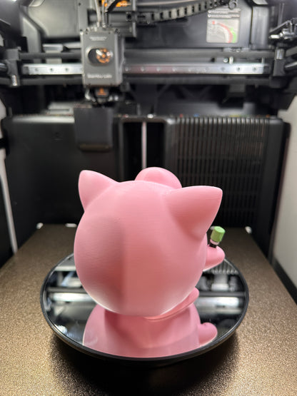 JigglyPuff Window Figure – Cute Pokémon Display