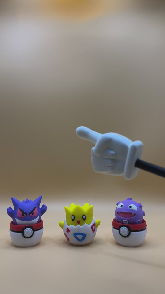 Pokemon Fidget Clickers (3D Printed)