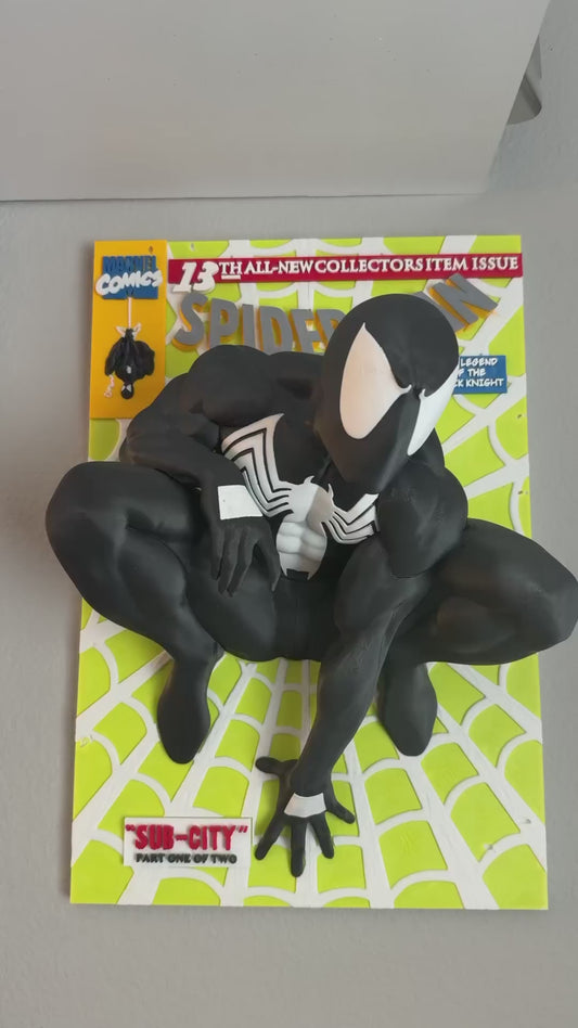 3D printed comic book cover art display - Venom