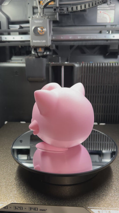JigglyPuff Window Figure – Cute Pokémon Display